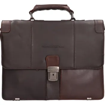Pánská aktovka Pánská kožená aktovka The Chesterfield Brand Stutgart - hnědá