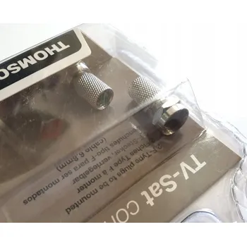 Satelitní konektory 2 ks typ F pro kabel 7mm RG6