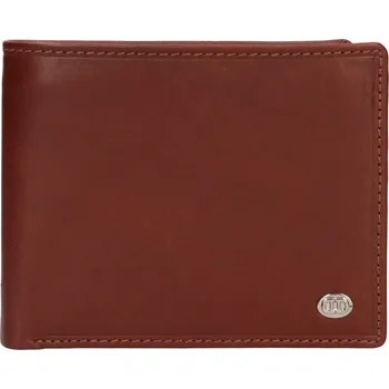 Peněženka Pánská kožená peněženka DD Anekta Hubert - koňak