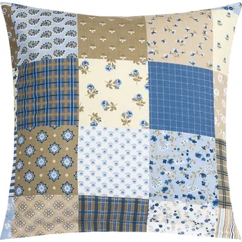 Dekorativní polštářek Bellatex Polštářek ADÉLA 40x40 cm Patchwork modrá