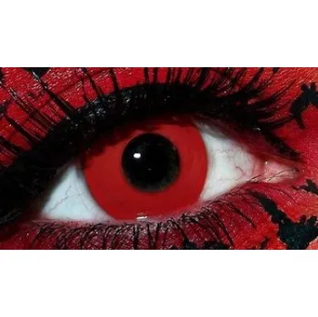Kontaktní čočky Kontaktní čočky Colourvue Crazy Red Devil -3,50