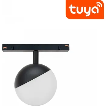 LED lišta Lištové magnetické svítidlo Globe 5W Tuya CCT Ra90 165° 48V černé