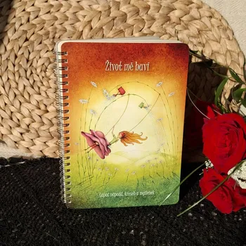 Zápisník Atelier Fantazie - Zápisník Duhová kočka III - A5 linkovaný