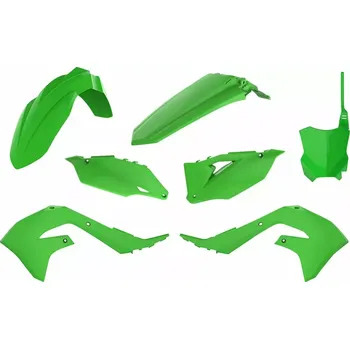 Sada plastů POLISPORT BODY KIT typ 90867 pro KAWASAKI KX 250 F rok 2019-2024 barva zelená (body kit plastů na motocykl )