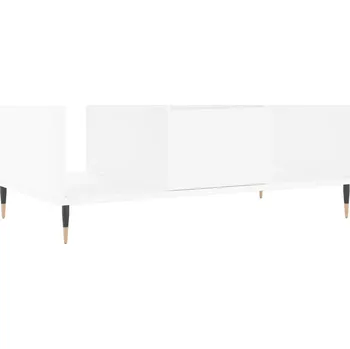 Konferenční stolek Konferenční stolek 90x50x36,5 cm bílý dřevo/kov