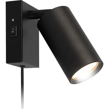 Nástěnné svítidlo Solight nástěnná lampička CELE, 1x GU10, černá