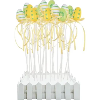 Velikonoční dekorace Vajíčko zápich 3 cm + špejle