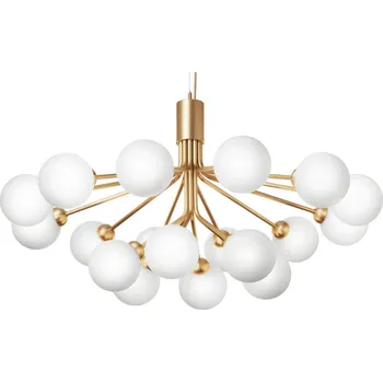 Nuura Lustr Apiales 18, brushed brass/opal