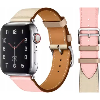 Řemínek na hodinky ŘEMÍNEK KOŽENÝ ŘEMÍNEK pro Apple Watch 1/2/3/4/5/6/7/8/SE 38/40/41 mm