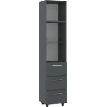 Max-i Regál LATHAM-03 policový se zásuvkami Zvolte barvu:: antracit