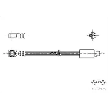 Brzdová hadice Brzdová hadice CORTECO 19032175
