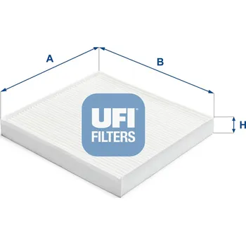 Ventilátor topení a klimatizace Filtr, vzduch v interiéru UFI 53.387.00