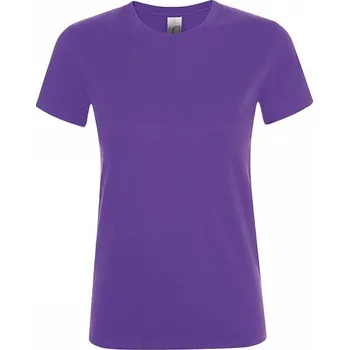 Sol's Dámské tričko Regent s přiléhavým střihem Barva: tmavá fialová, Velikost: XL L01825