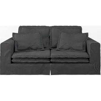 Pohovka Antracitová pohovka 196 cm Nora – Ropez ID_1729516