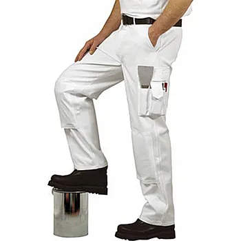 Pánské kalhoty Malířské kalhoty PORTWEST [S817] Bílé 4XL 4XL