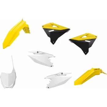 Sada plastů POLISPORT RESTYLING BODY KIT typ 90864 pro Suzuki RM 250 rok 2001-2008 viz popis, barva žlutá/bílá/černá (body kit plastů na motocykl )