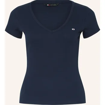 Dámské tričko Tommy Jeans Dámské Tričko, tmavě modrá, 42