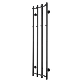 Radiátor Koupelnový radiátor Eldo 4, 350 × 1400 mm, 130 W, oblý, elektrický, černý ELDO4-T-SO
