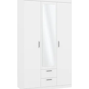 Šatní skříň Max-i Šatní skříň se zrcadlem BANARD-3 Zvolte barvu:: bílá