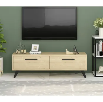 Televizní stolek DALTON TV stolek na nožičkách, dub