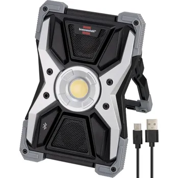 Brennenstuhl mobilní LED dobíjecí reflektor RUFUS 3010 MA s Bluetooth reproduktorem