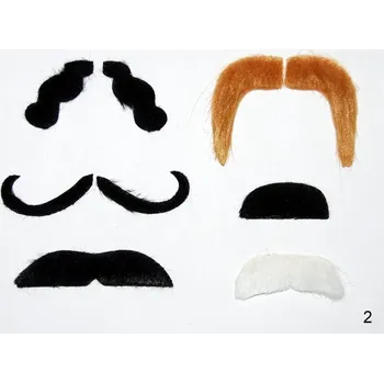 Karnevalový doplněk Kníry - sada - 6 ks číslo: 2