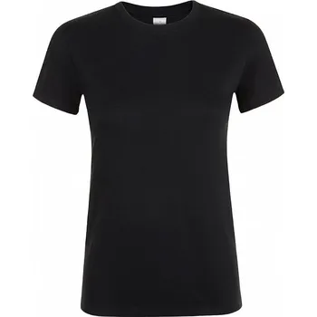 Dámské tričko Sol's Dámské tričko Regent s přiléhavým střihem Barva: Černá, Velikost: 3XL L01825