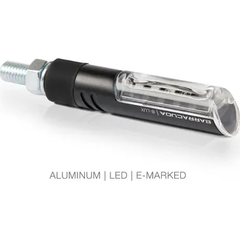 Osvětlení pro motocykl Blinkry LED IDEA B-Lux, homologované, Barracuda Barva: černá