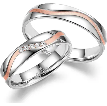 Prsten MARRYA® Pánský snubní prsten Stříbro AG925 - velikost 60 - SI-28P-60