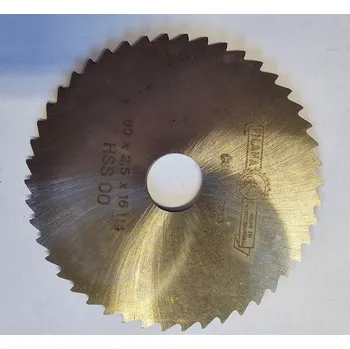 Pilový kotouč Pilový kotouč na kov 80x2,5x16 mm 48z HSS ČSN 2913 PILANA výprodej