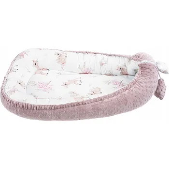 Hnízdečko pro miminko Hnízdečko pro kojenecké Kokon Bambusový s minky oboustranné 98x70 Koloušci