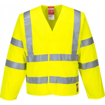 Moto bunda Výstražná, nehořlavá bunda FR85 YER vel. S/M