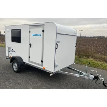 Přívěs k motorovému vozidlu TOMPLAN Skříňový přívěs TFS 320.00 1300kg , okno, dveře 320x150x180cm