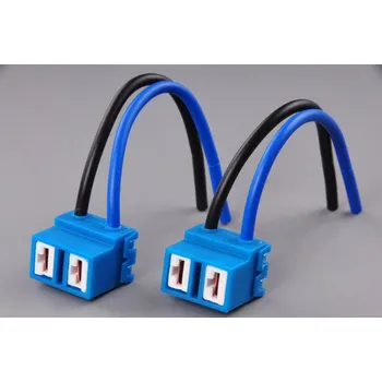 Objímka na žárovku patice pro žárovku H7 keramická zahnutá blistr 2ks