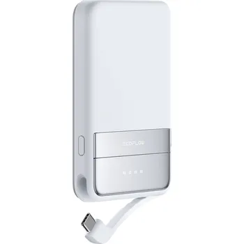 Powerbanka ECOFLOW Rapid 5000 powerbanka Li-Ion, 5000 mAh, MagSafe, Bezdrátové nabíjení Qi, USB-C®, Bezdrátové nabíjení, světle modrá