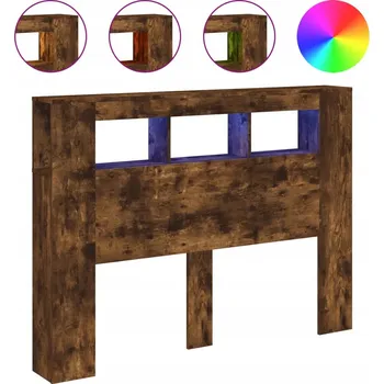 Čelo LED 140x18,5x103,5 cm - dub