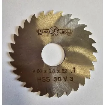Pilový kotouč Pilový kotouč na kov 80x1,8x22 mm 29z ČSN 2913.1 PILANA výprodej