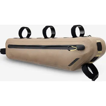 brašna na kolo RIVERSIDE Rámová brašna na bikepacking Half-frame 3,5 l nepropustná IPX3 ADVT 900 BÉŽOVÁ|KAŠTANOVÁ