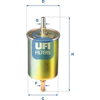 Palivový filtr Palivový filtr UFI 31.850.00
