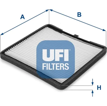 Ventilátor topení a klimatizace Filtr, vzduch v interiéru UFI 53.116.00