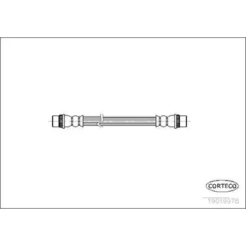Brzdová hadice Brzdová hadice CORTECO 19019978