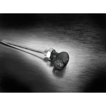 Osvětlení pro motocykl Miniblinkr Atto® Dark Kellermann - černé tělo, kouřové sklo