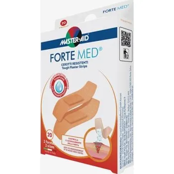 Náplast Master Aid FORTE Med Náplasti pevné voděodolné 20 ks 2 velikosti