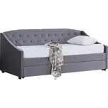 Rozkládací postel, šedá, ALODA