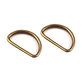 Polokroužek šíře 32 mm - 50 ks - 3 staromosaz (cs, Stoklasa)