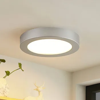 Stropní svítidlo Prios LED Edwina, stříbrná, 23 cm, sada 10 kusů stříbrná, bílá 1 x 18 W LED - Doprava zdarma