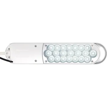 Lampička LED stolní lampa MAULatlantic, bílá, výška 38 cm, svěrná patice - Hlava svítilny - délka 33 cm, šířka 7 cm; šířka upnutí max. 5,5 cm, délka spodního ramene svítilny 33 cm; délka horního ramene svítilny 34 cm 1 x 6 W LED - Doprava zdarma