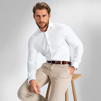 Pánská košile Pánská košile BANDI, model SLIM MATASINI Bianco