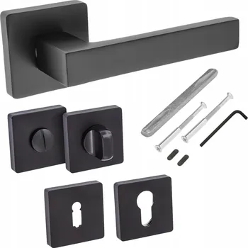 Interiérová klika Alubrass Krátký štítek