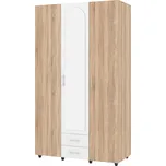 Vomaks unit, s.r.o. Šatní skříň MARCELLE III Zvolte barvu:: dub sonoma + bílá